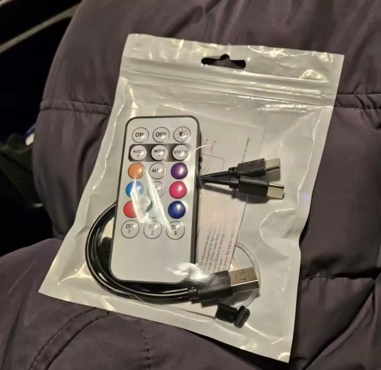 Customer photo review of Kit Premium Iluminación Ambiental LED RGB