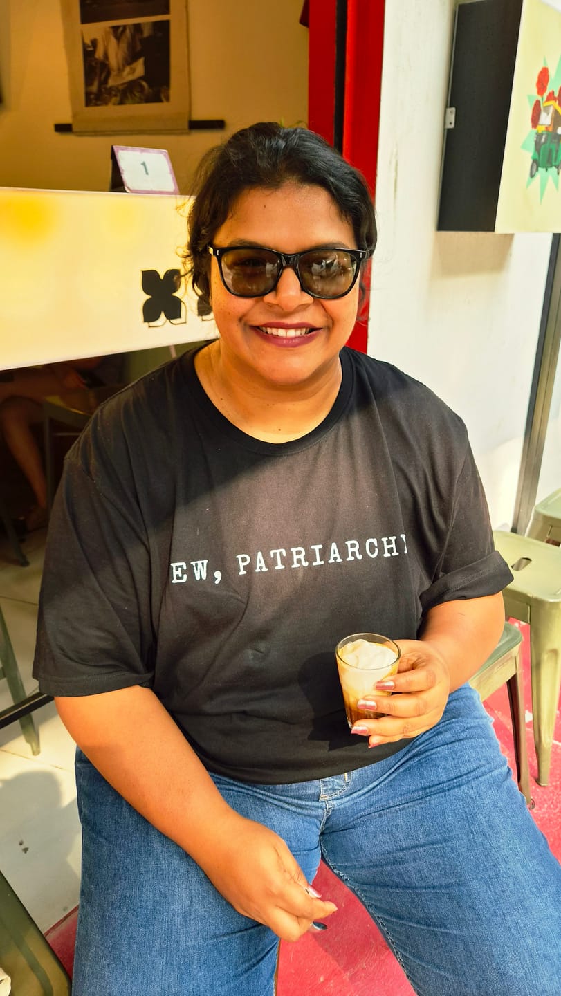 Customer photo review of Ew, Patriarchy: Funny Feminist Tee