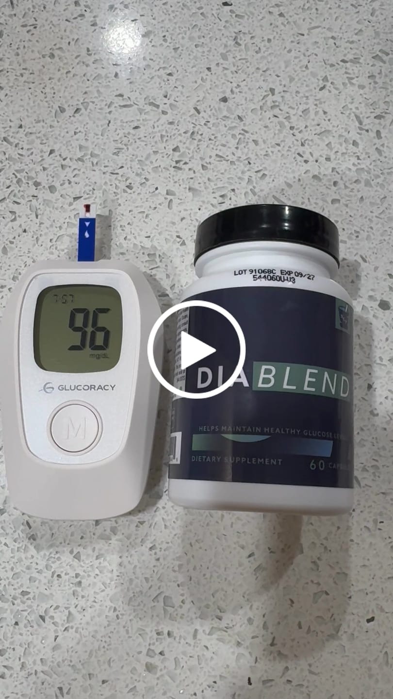 Customer video review of DiaBlend