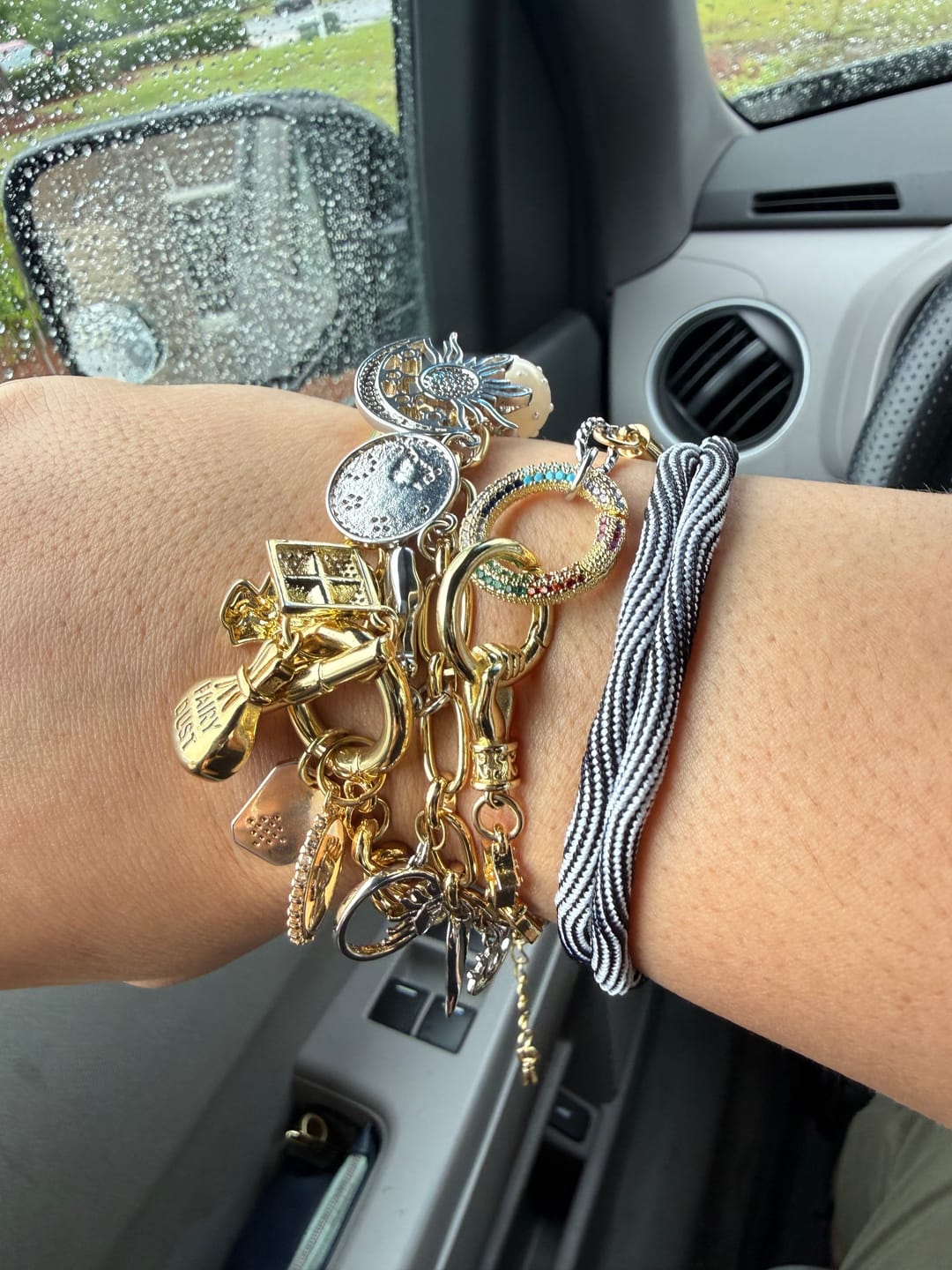 Customer photo review of 7 CHARM Bracelet Bundle-Pick Your Charms TT LIVE (Bracelet or Clips)