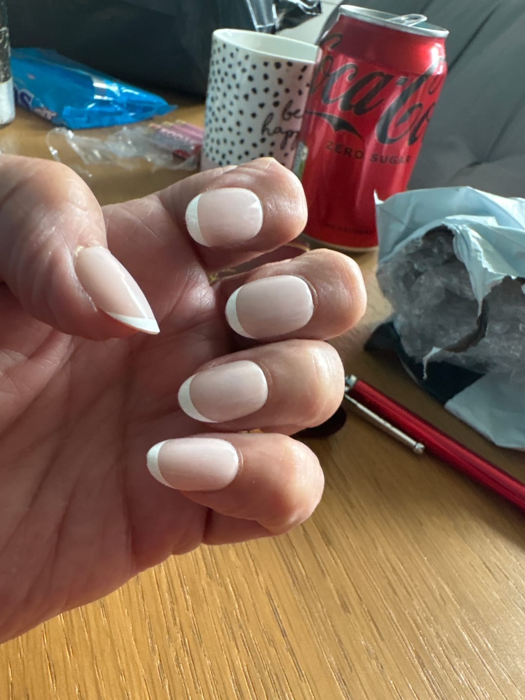 Customer photo review of Less is More 'Shortie Collection' - Press On Nails