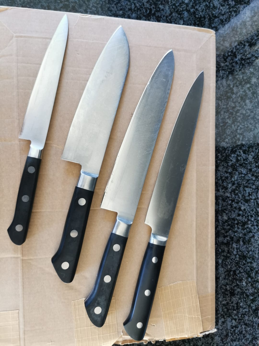 Customer photo review of Knivsliping per post