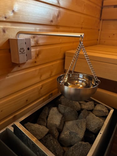 Customer photo review of Sauna Aromaschale