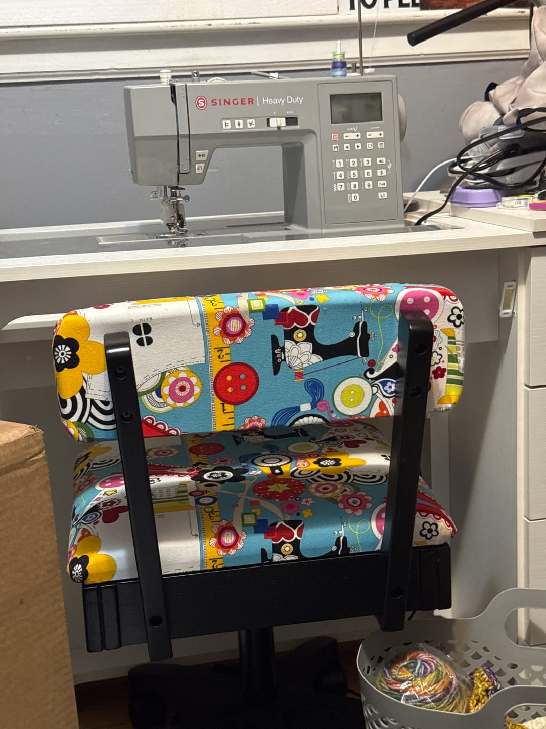 Customer photo review of Arrow Hydraulic Sewing Chair