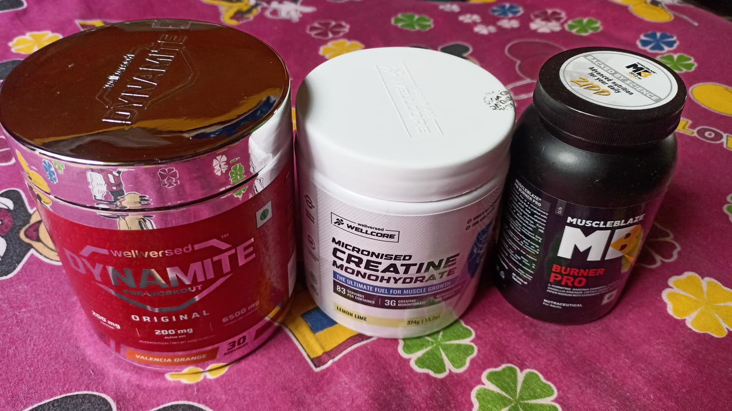 Customer photo review of Dynamite Pre-Workout | Valencia Orange - (420g, 30 Servings)