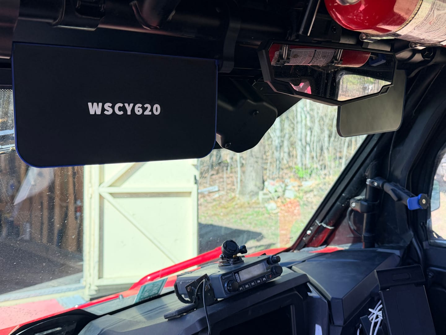 Customer photo review of EZ-Visor Universal UTV Sun Visor
