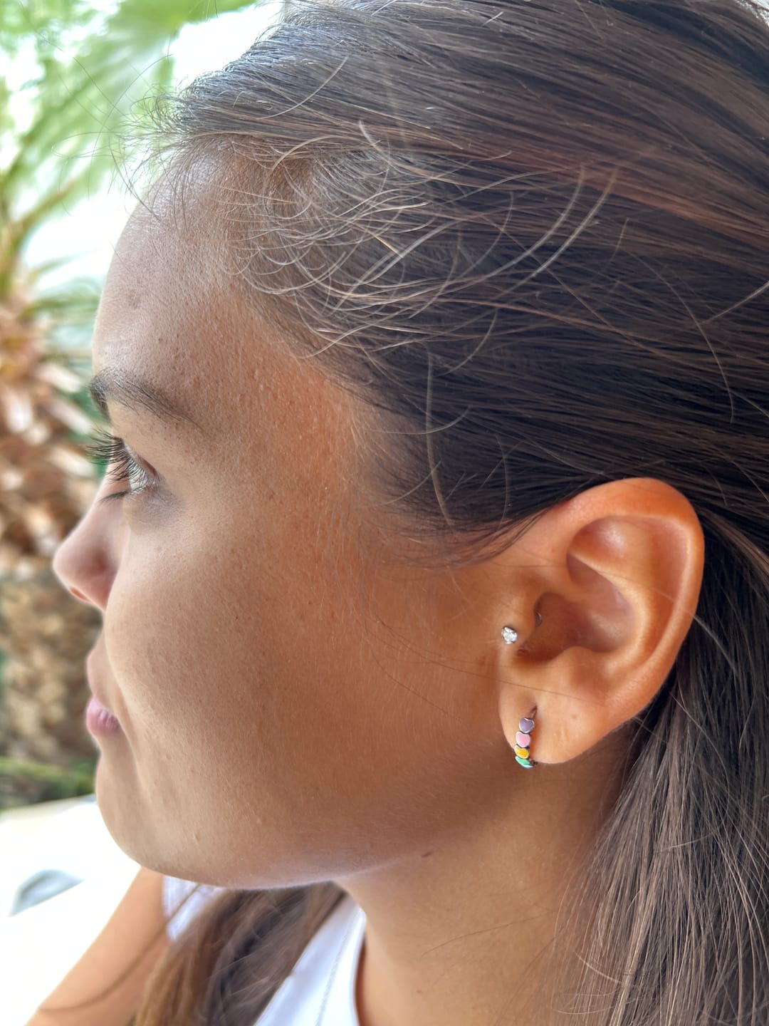 Customer photo review of Pendientes Colorful Love