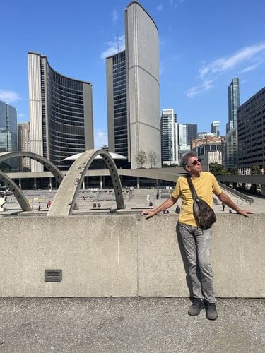 Customer photo review of Buffalo Leather Crossbody Sling bag