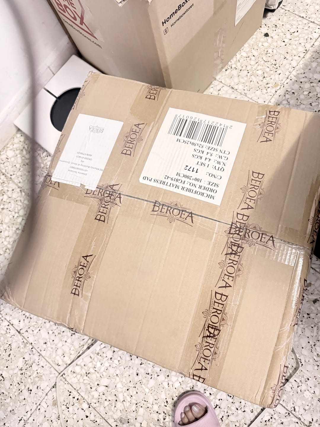 Customer photo review of Ultimate Comfort Luxury Beroea Mattress Topper 12 cm