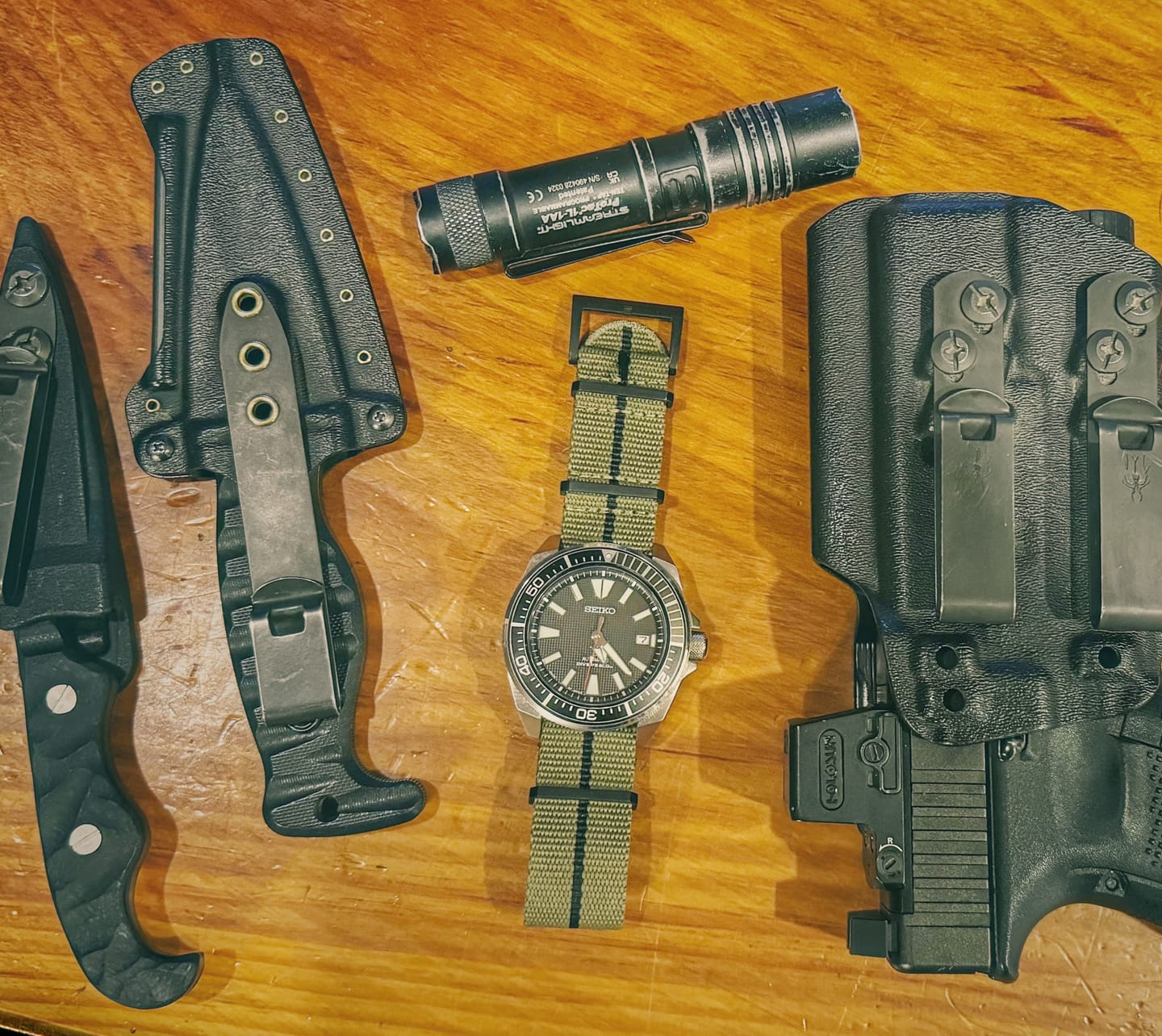 Customer photo review of Five Eye Nylon Watch Strap - PVD/Black