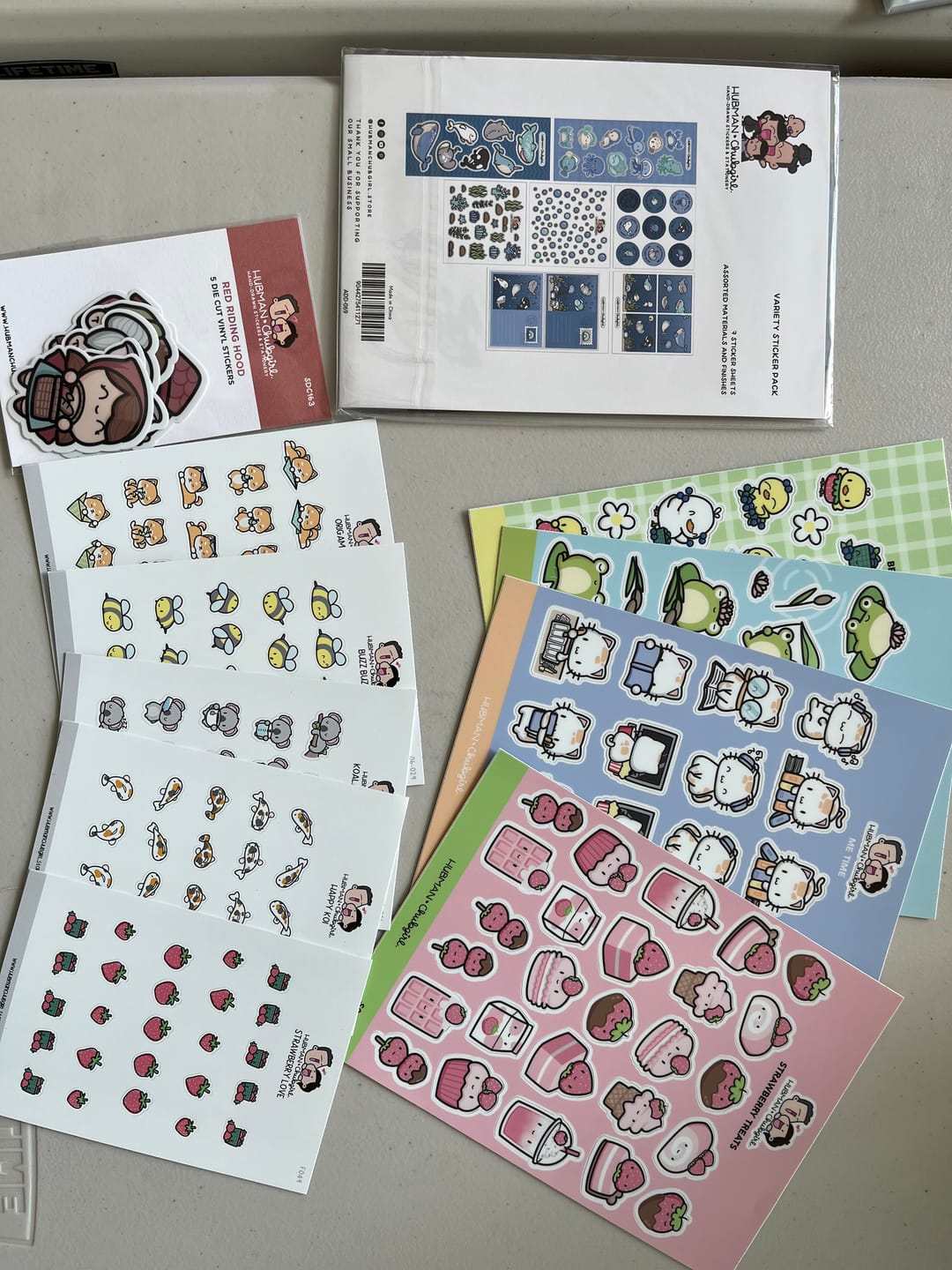 Customer photo review of Sticker Sampler Set