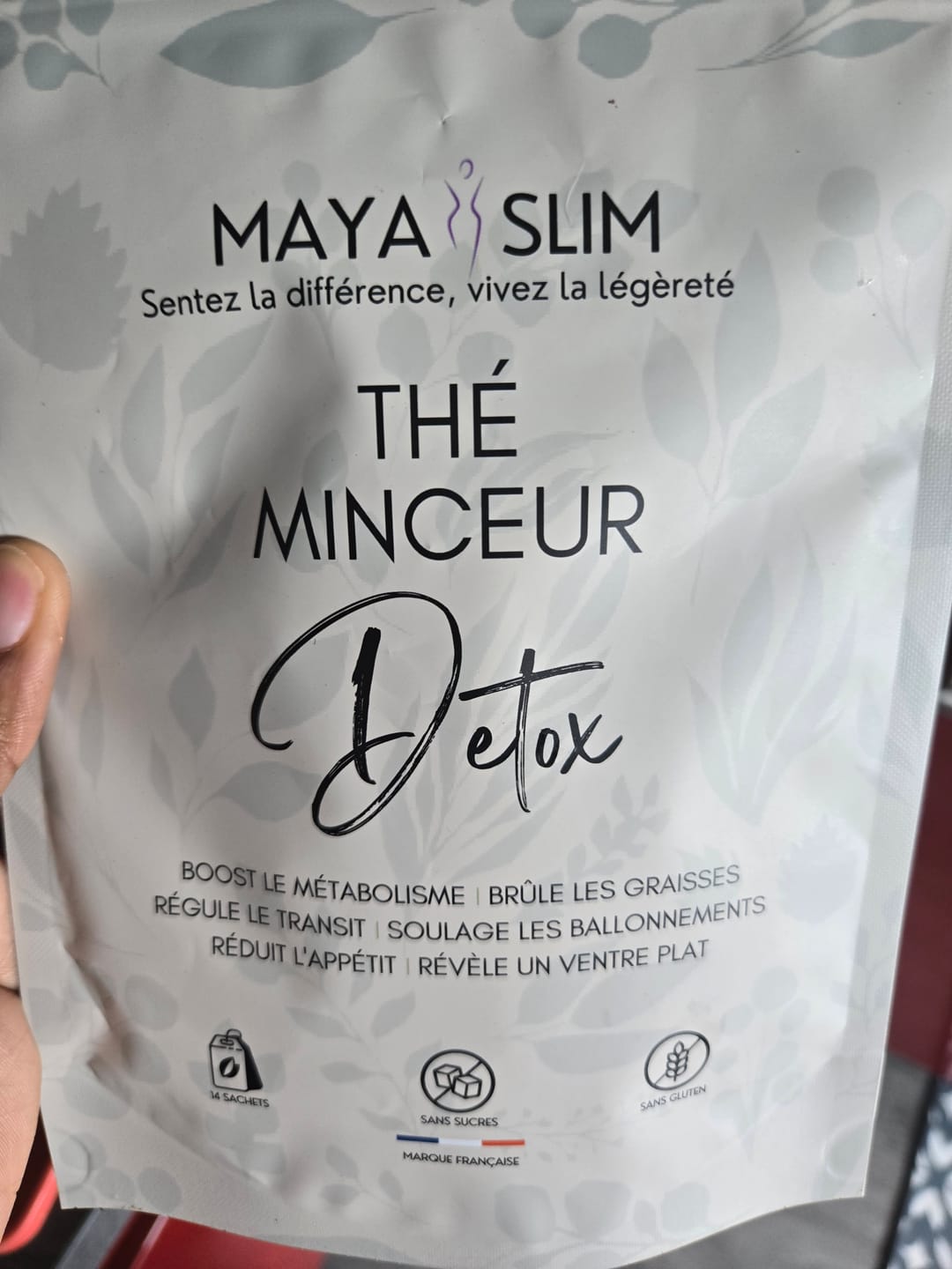 Customer photo review of Thé Minceur Detox