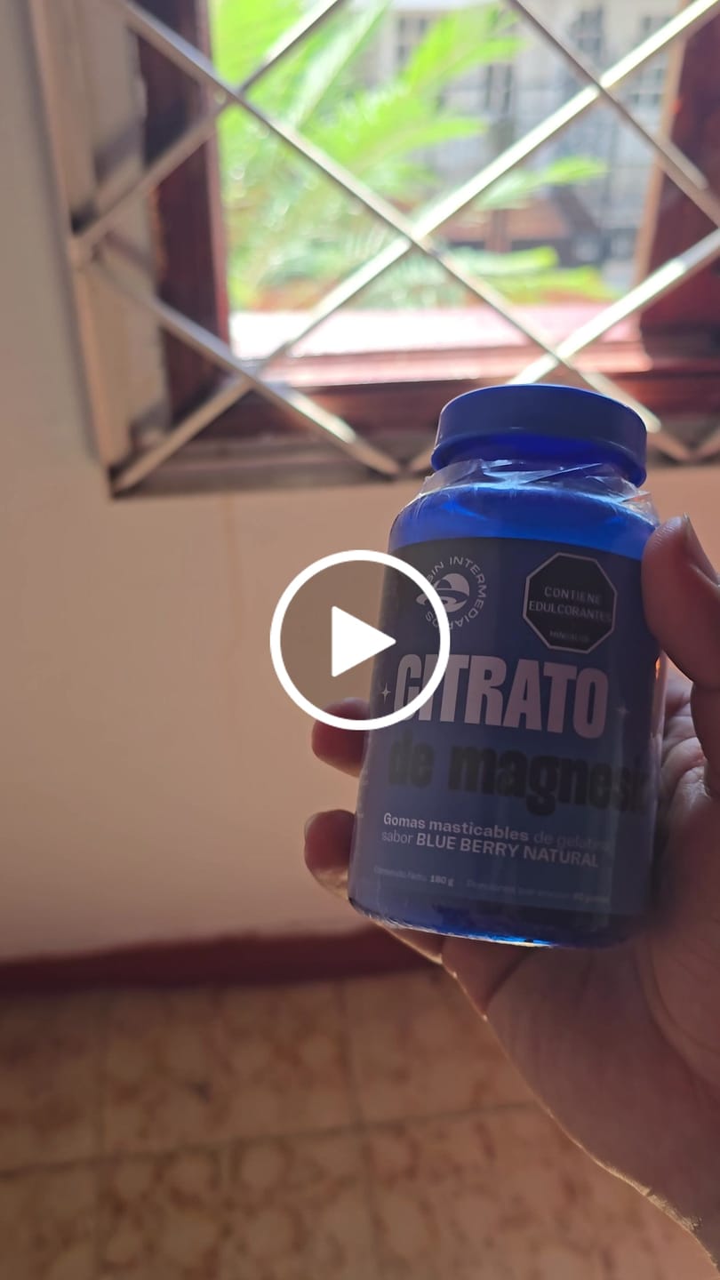 Customer video review of Gomas con Citrato de Magnesio