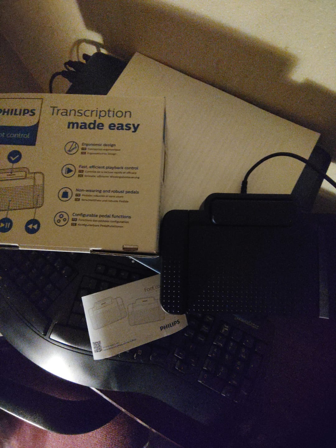 Customer photo review of Philips Transcription Foot Pedal ACC-2320
