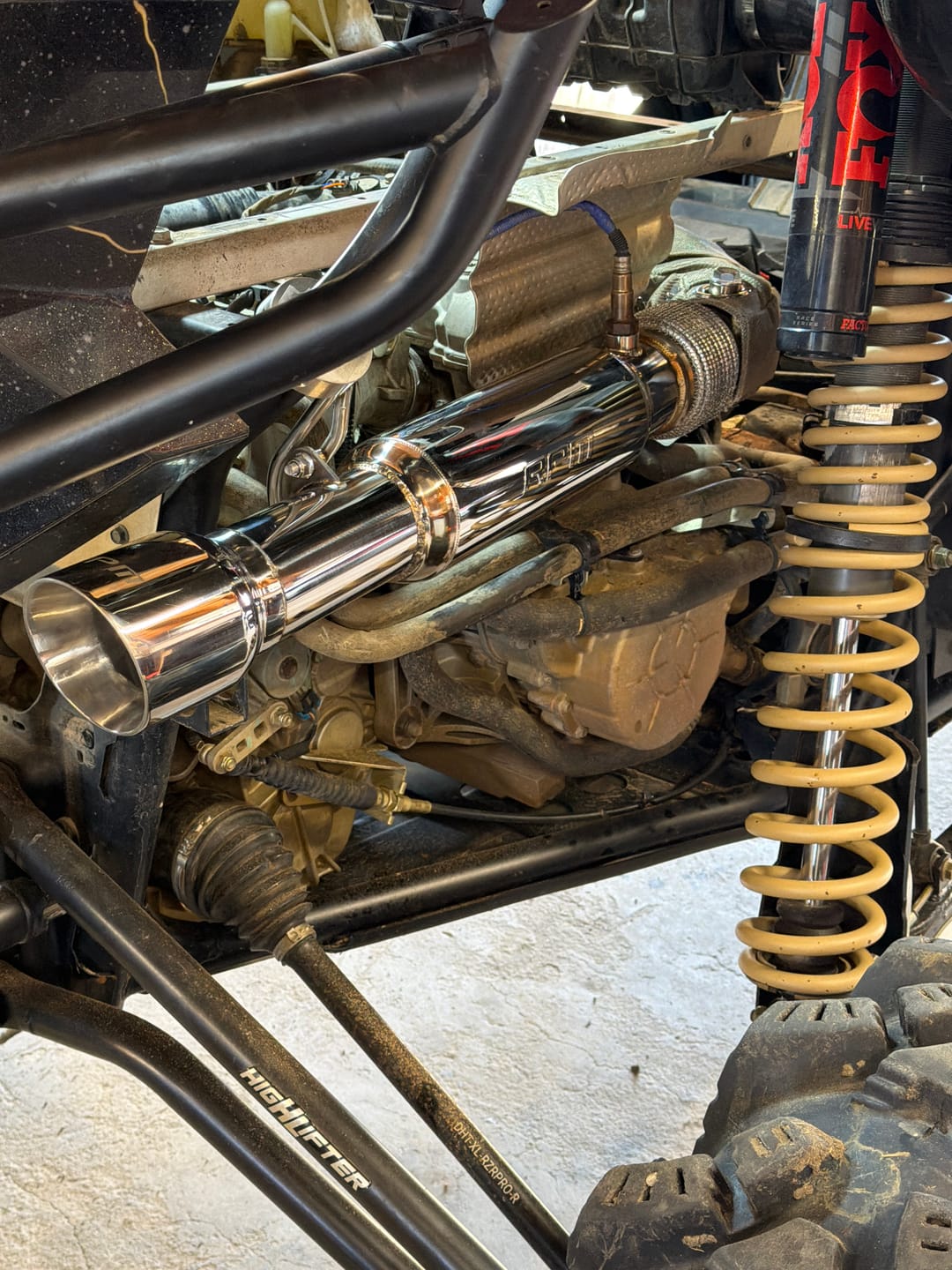 Customer photo review of RPM Turbo RZR Desert Series 3" Full Stainless Exhaust System