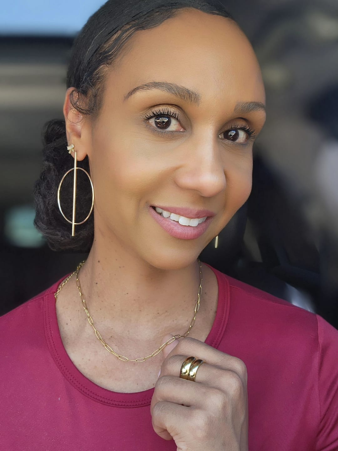 Customer photo review of Maui Paperclip Necklace (Bundle)