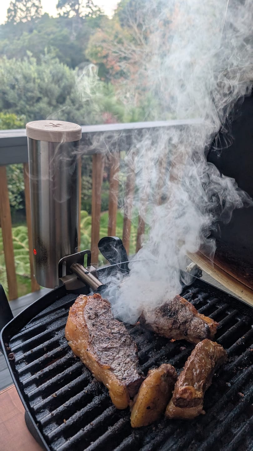 Customer photo review of Smokai Starter Kit for Weber® Q™