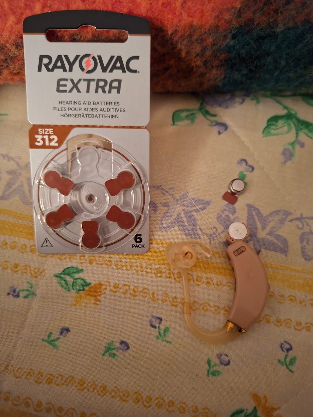 Customer photo review of Rayovac Extra 312, 84 Batterie Per Apparecchi Acustici, 14 Blister da 6 Pile
