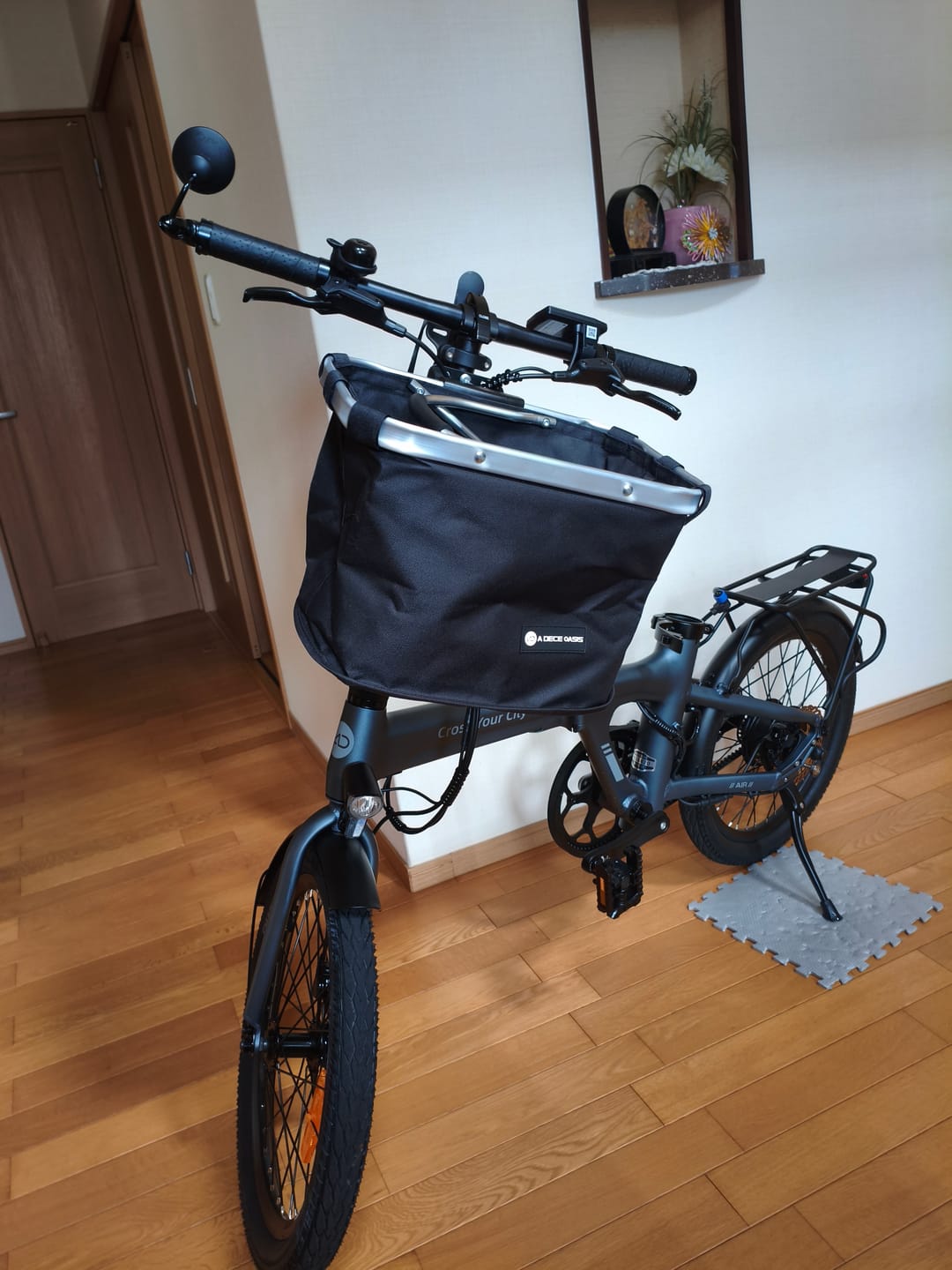 Customer photo review of 取り外し可能な折りたたみ式フロントバスケットバッグ【対応モデル：Air 20、Air 20 Pro、Air Carbon、 Air 20 Ultra】【海外直送 納品期間: 15～25日】