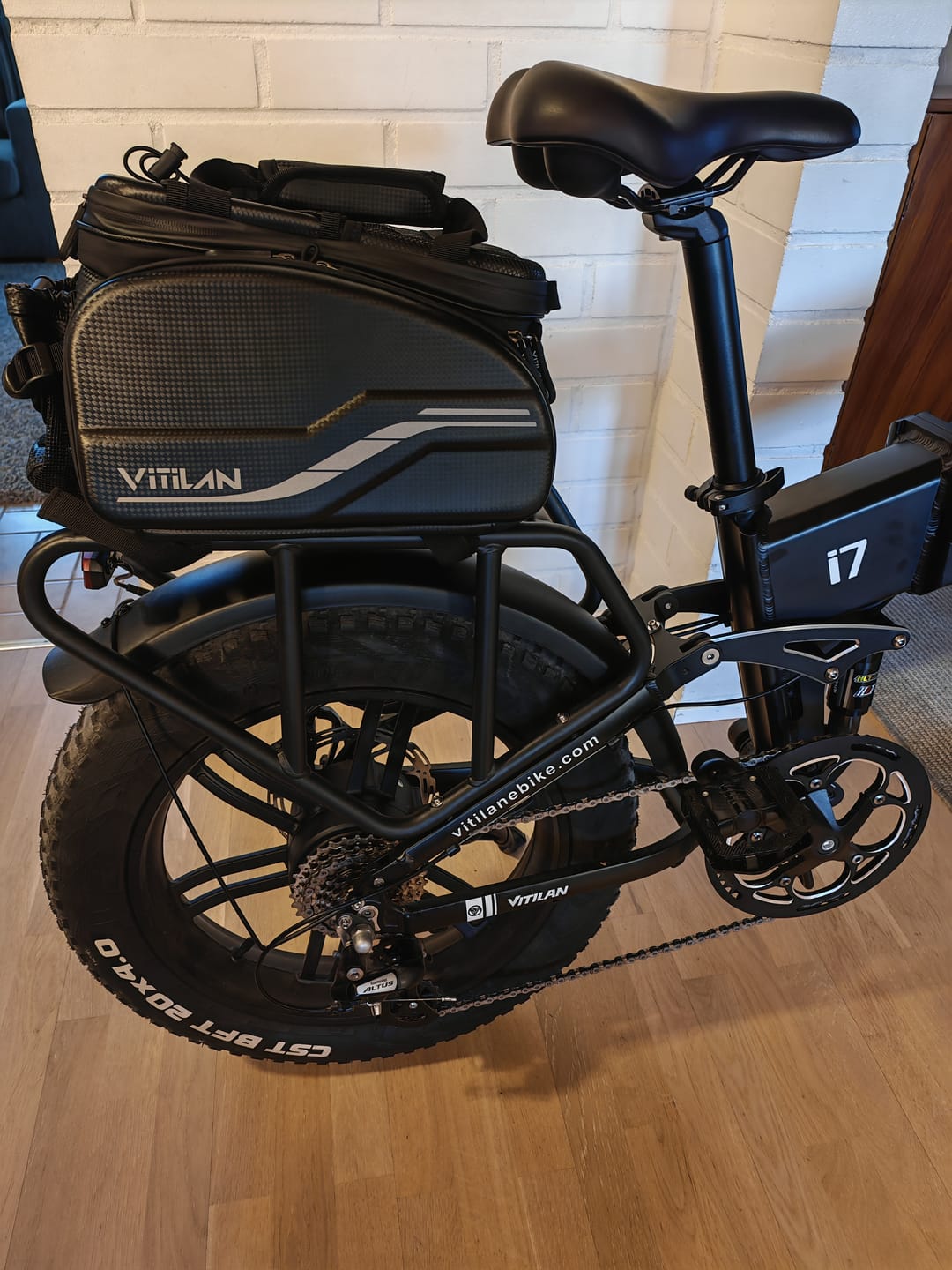 Customer photo review of Waterproof Bike Rack Bag
