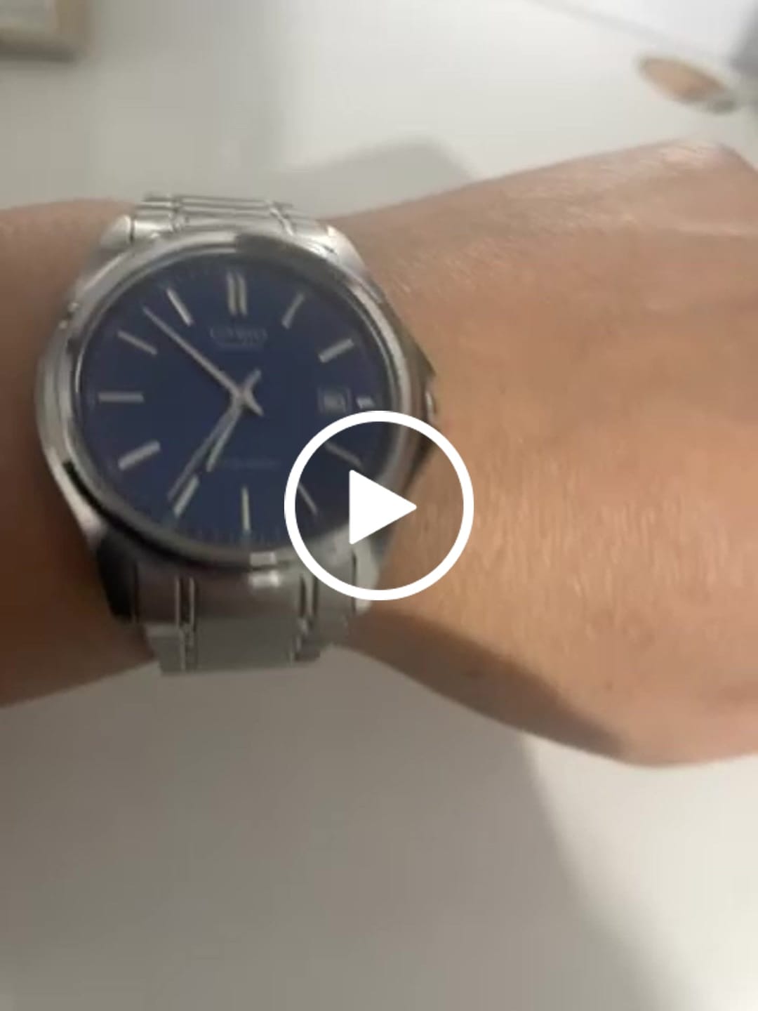 Customer video review of Reloj Casio Análogo MTP-1183A-2A Azul Acero Inoxidable