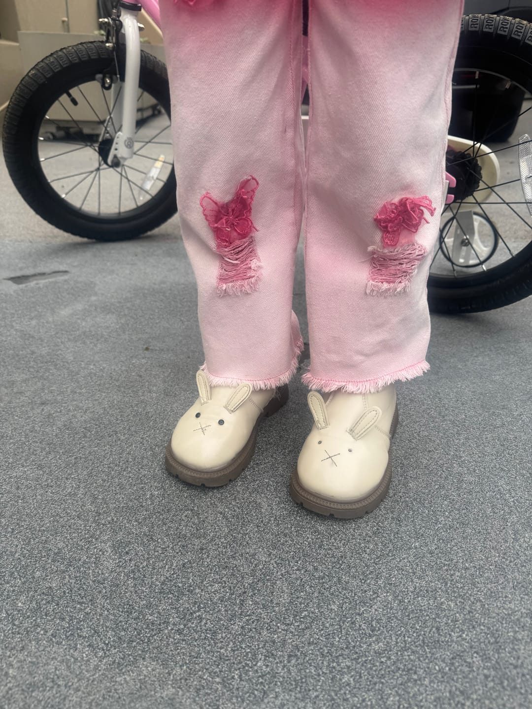 Customer photo review of Little Bunny Cozy Boots