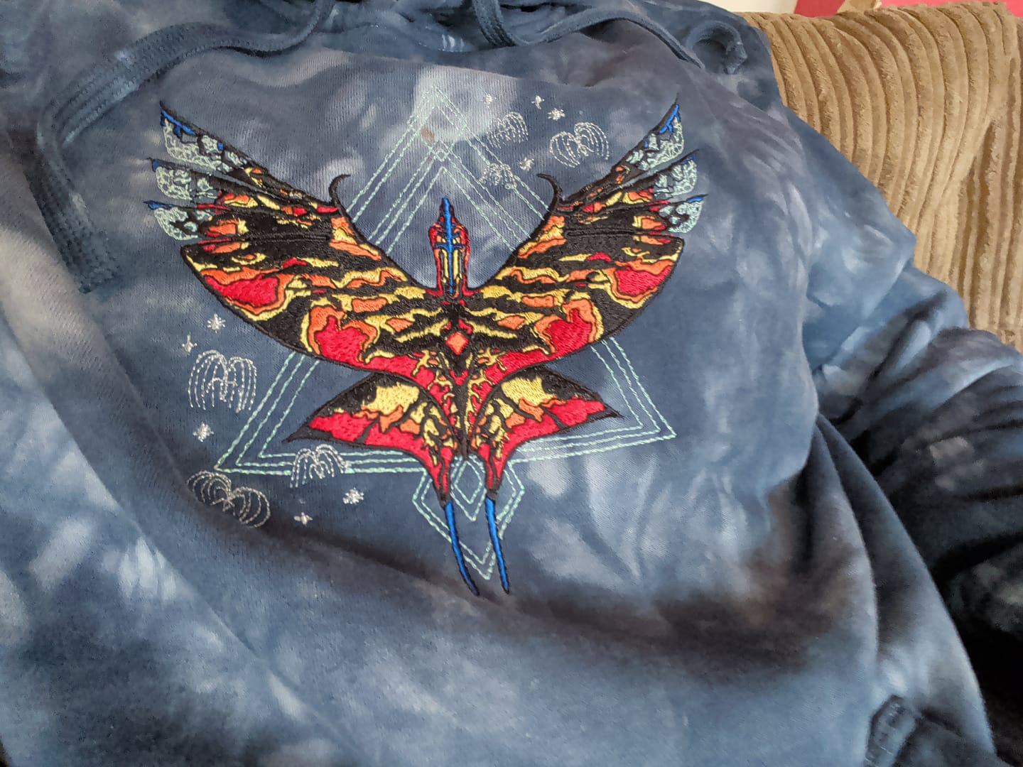 Customer photo review of *PRE-ORDER* Last Shadow Premium Tie Dye Hoodie