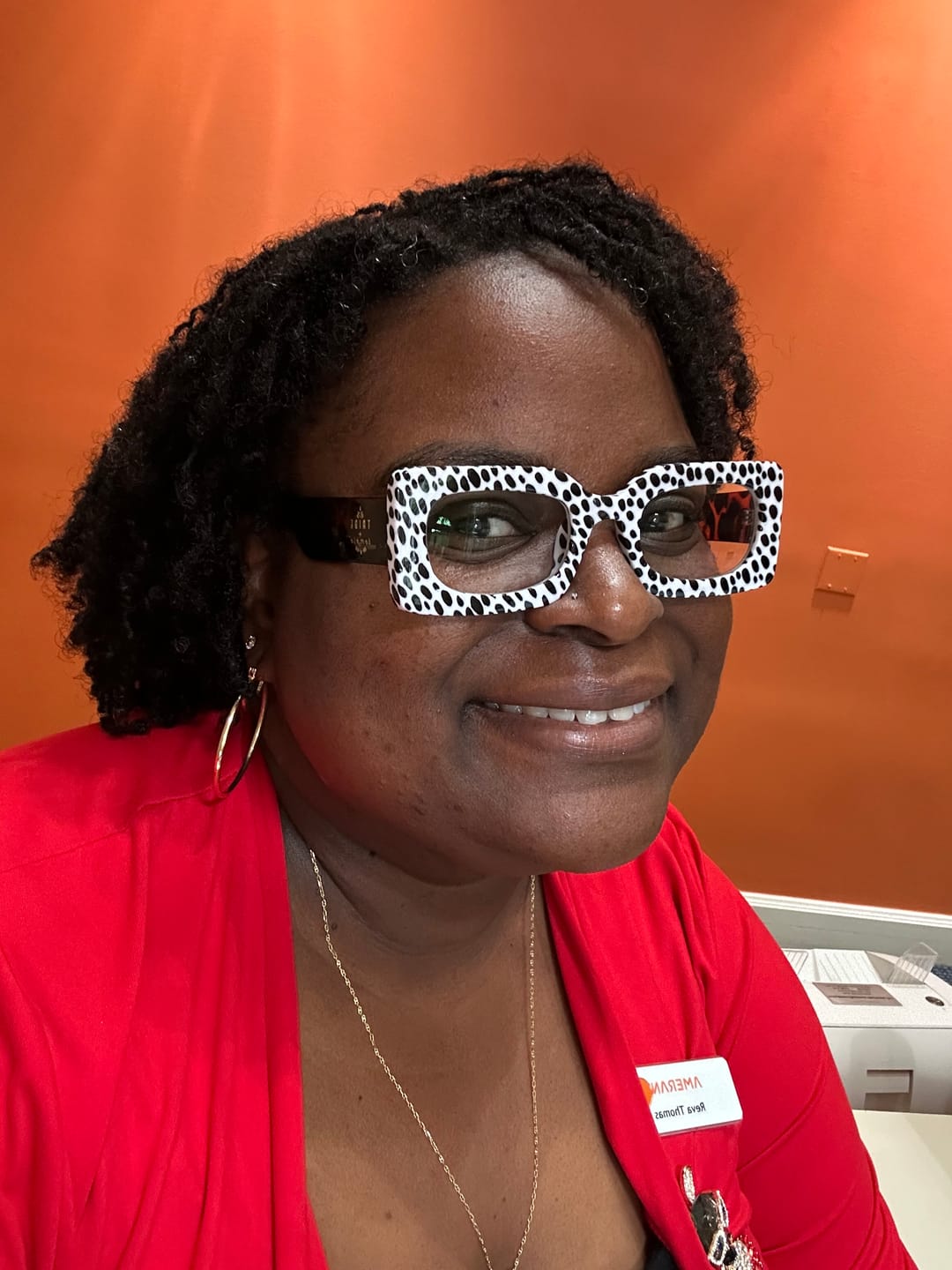Customer photo review of Spot Me If You Can Mixed Print Sunnies