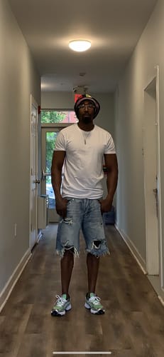 Customer photo review of Rimless buffs Sunglasses Detroit style