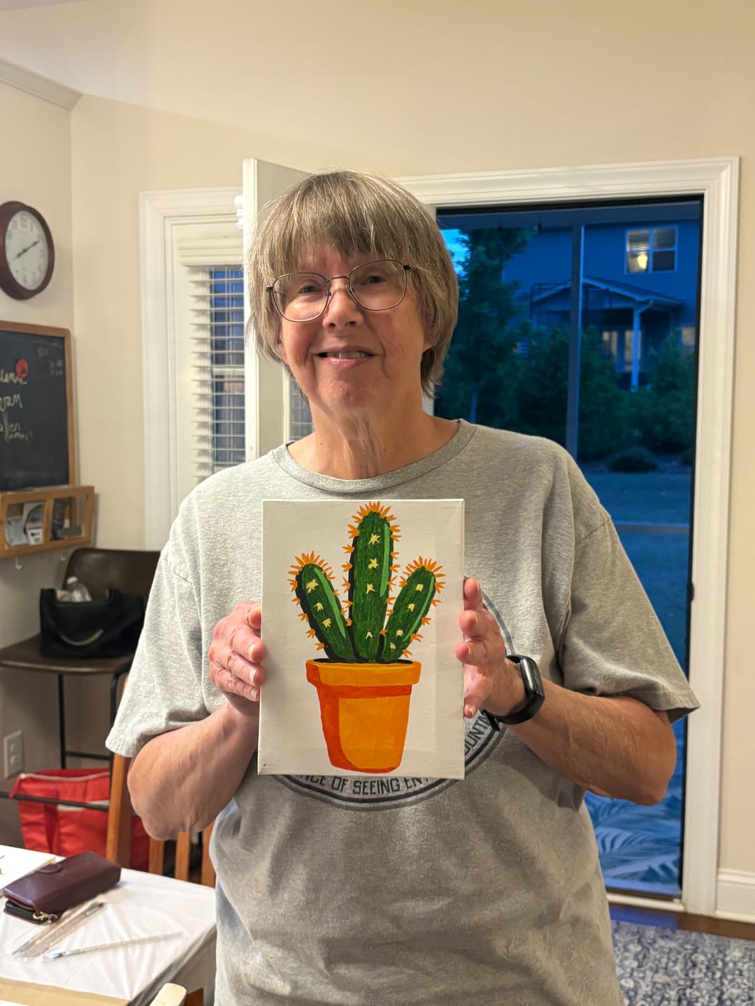 Customer photo review of 6 Mini Paintings - Gorgeous Plants Set