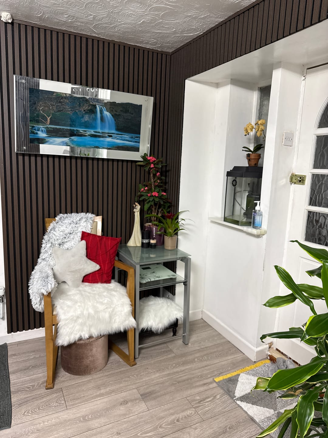 Customer photo review of Acoustic Wall Panel End Trim (Multiple Colours)
