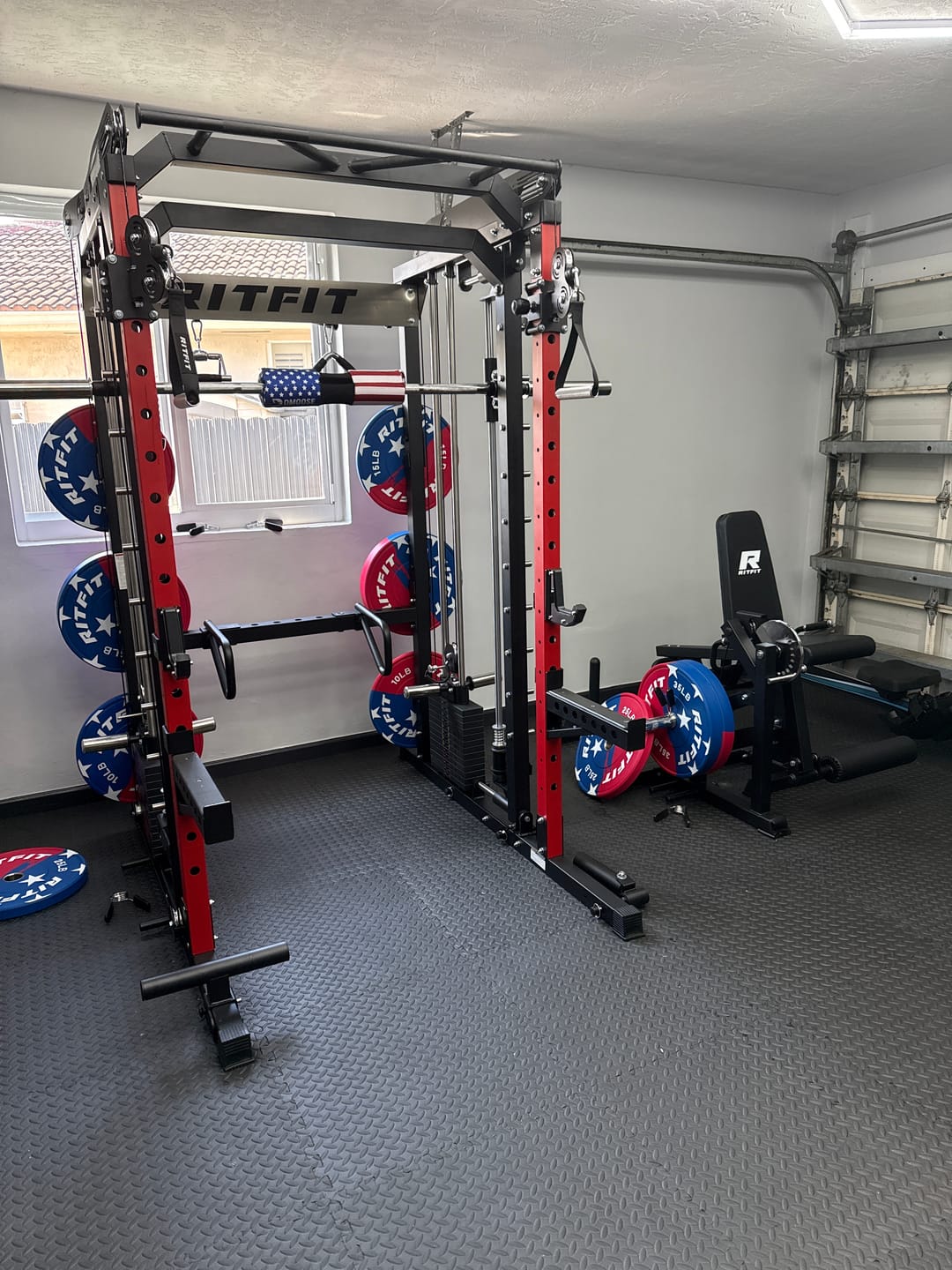 Customer photo review of RitFit Lat Pulldown Attachments Cable Machine Attachments Bundles