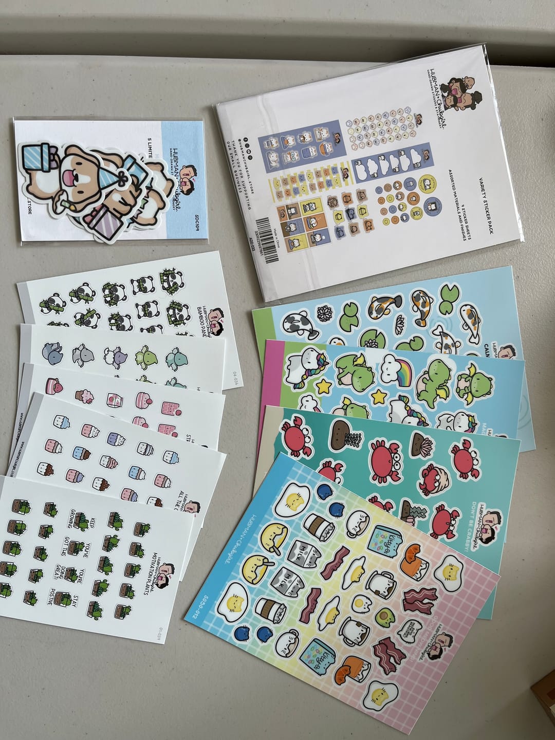 Customer photo review of Sticker Sampler Set