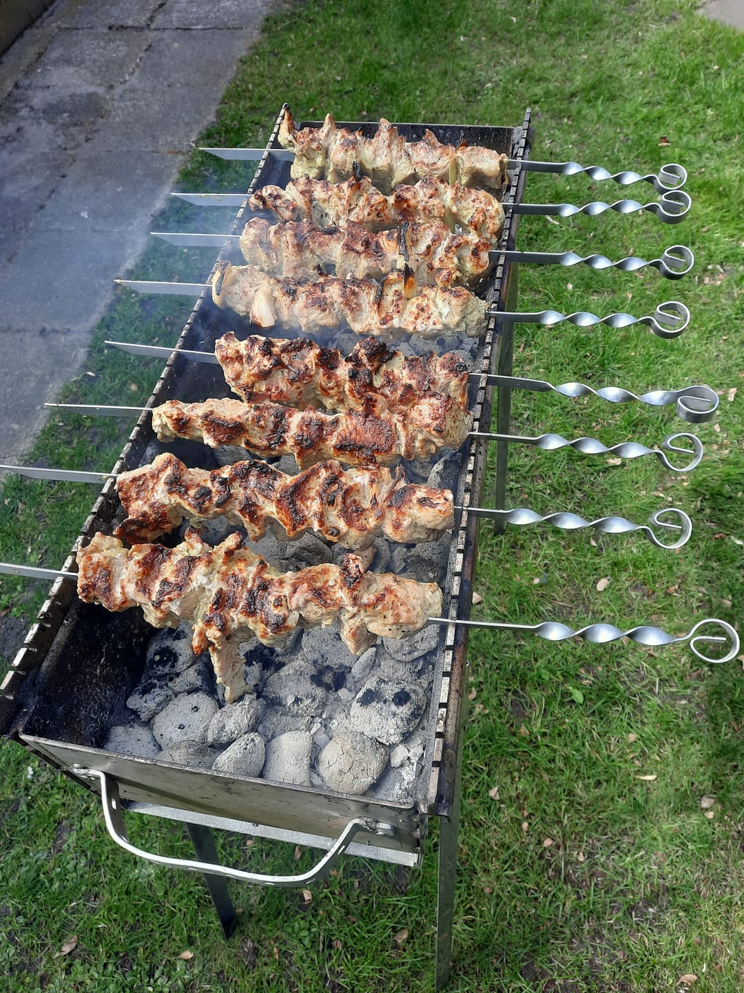 Customer photo review of Schweine-Schaschlik Knoblauch-Pfeffer – würzig & traditionell | mySchaschlik