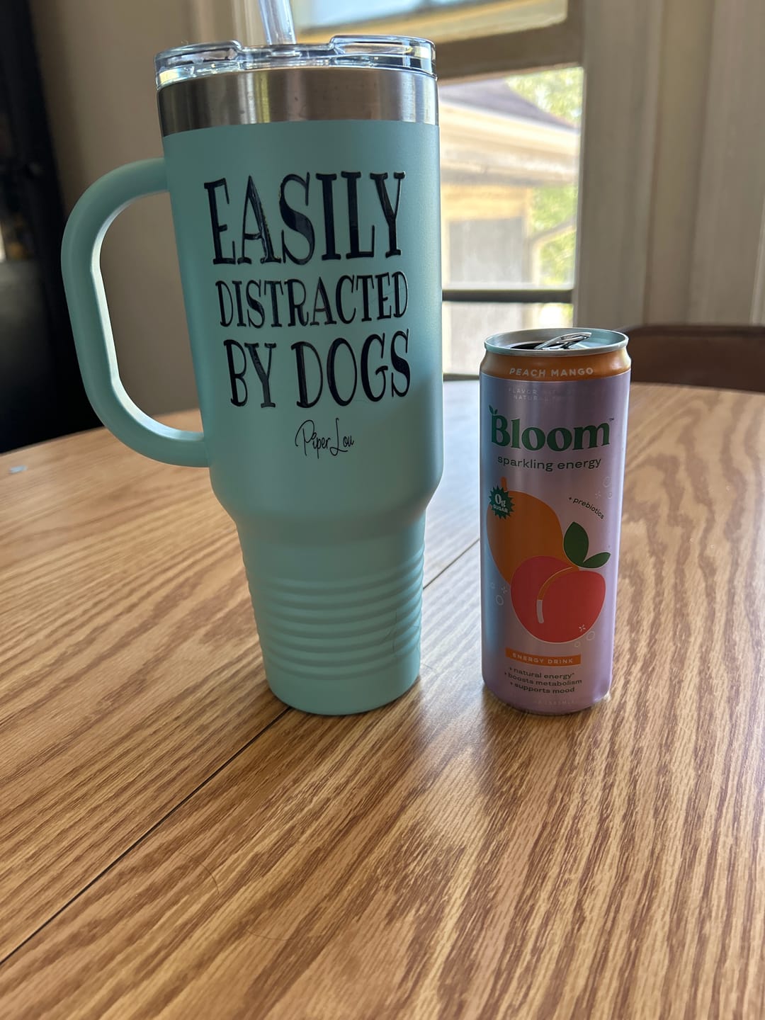 Customer photo review of Easily Distracted By Dogs - 40oz Premium Insulated Tumbler
