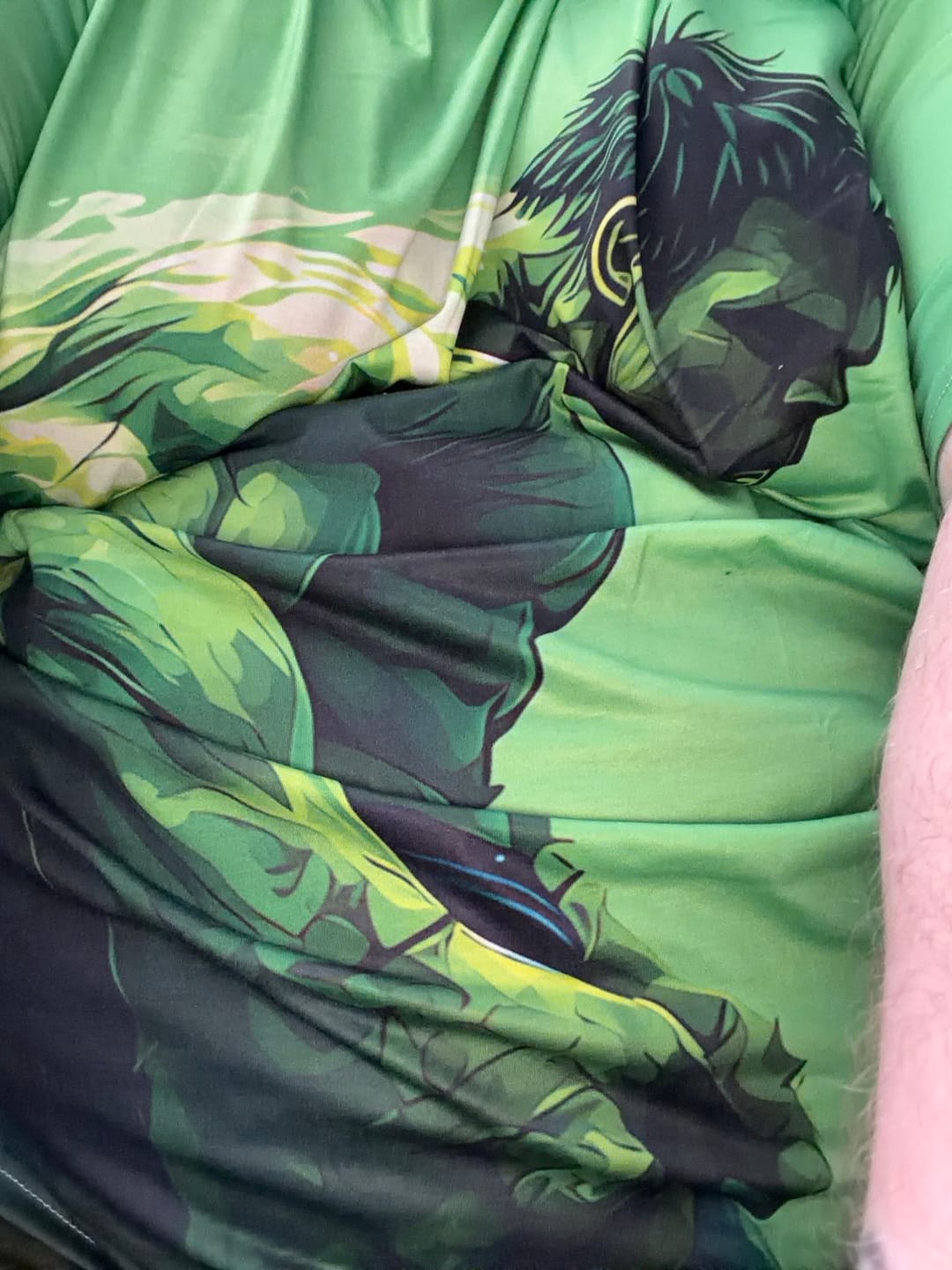 Customer photo review of Hulk Men's Plus Size Short Sleeve T-Shirt