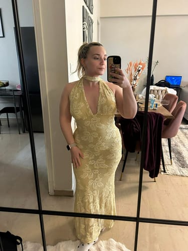 Customer photo review of Maxi Φόρεμα με Παγιέτες & Έξω Πλάτη