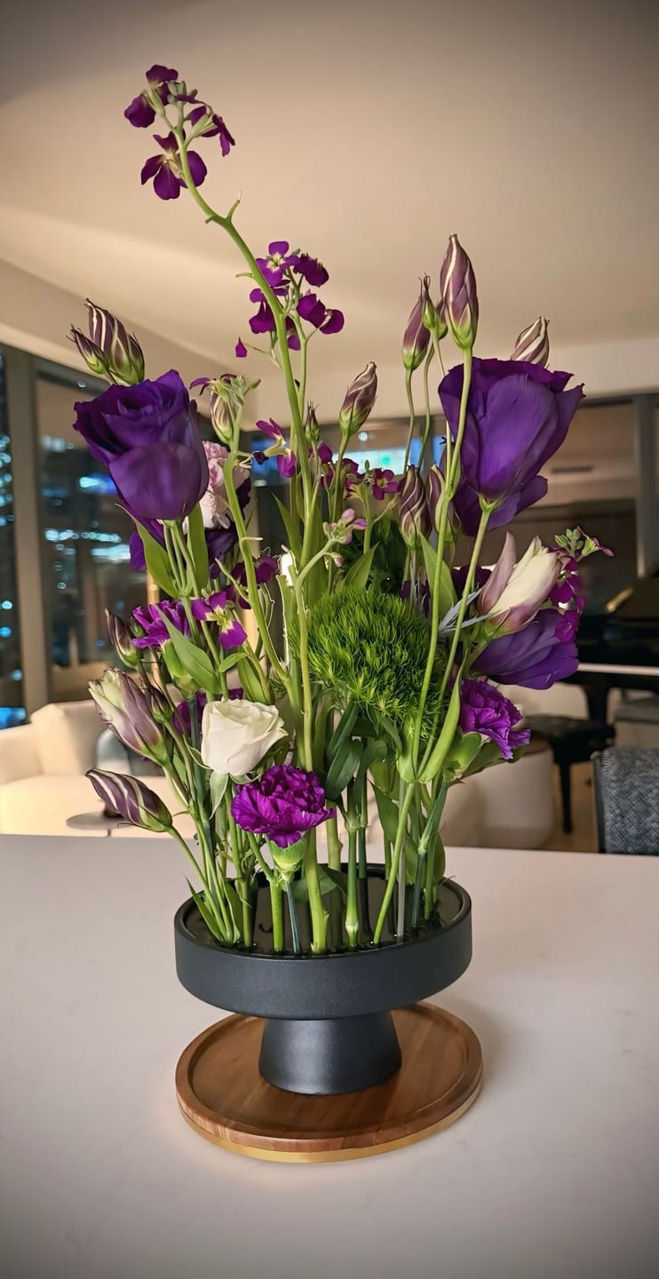 Customer photo review of Ceramic Ikebana Flower Vase