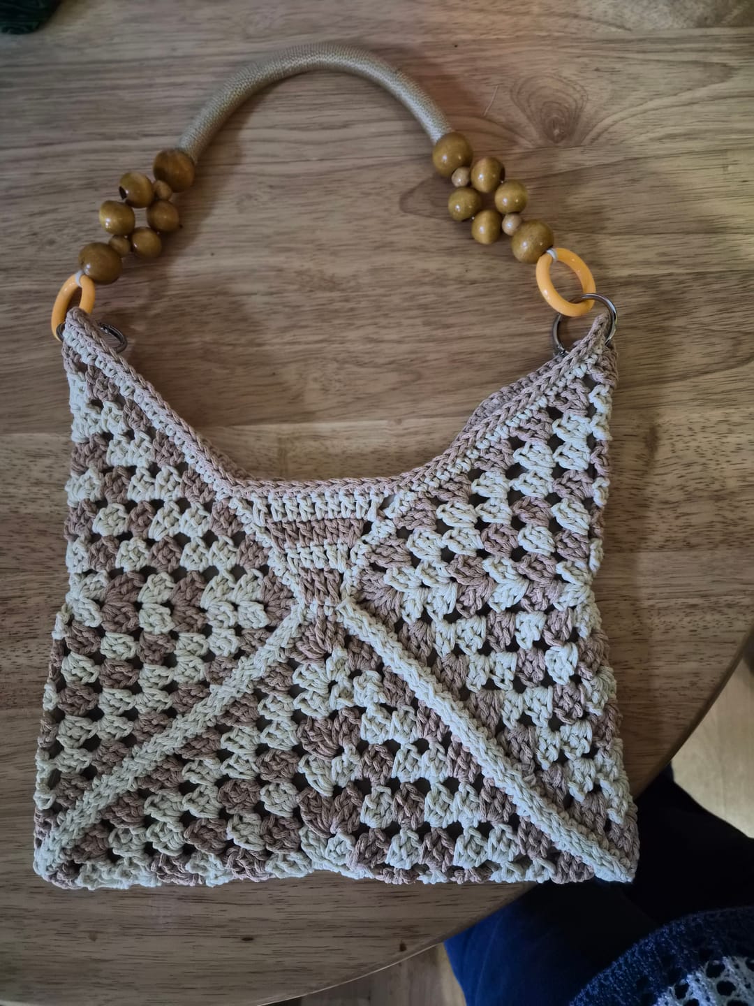 Customer photo review of CrochetPark™ Sunny Holiday shoulder bag crochet kit