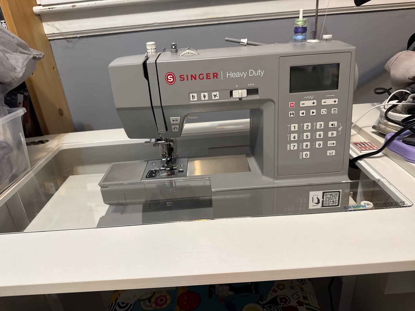 Customer photo review of Custom Sewing Machine Insert