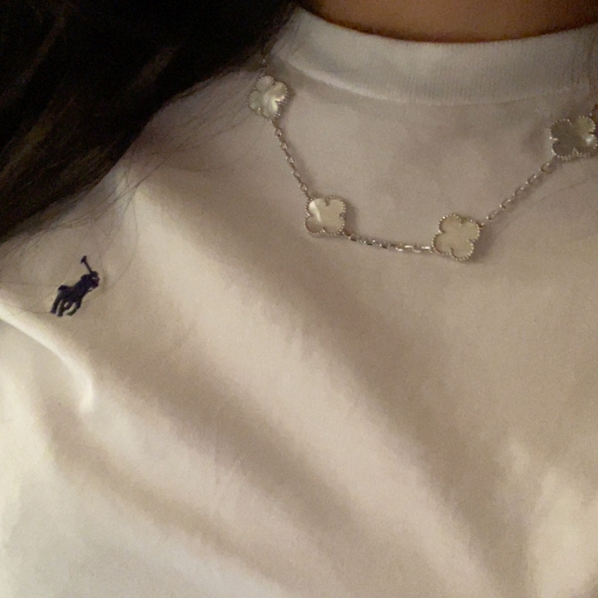 Customer photo review of MX four leaf clover necklace, 10 motifs
