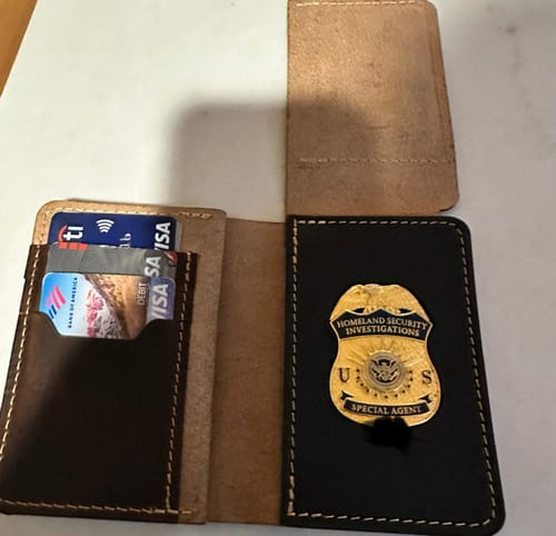 Customer photo review of Federal Badge Wallets