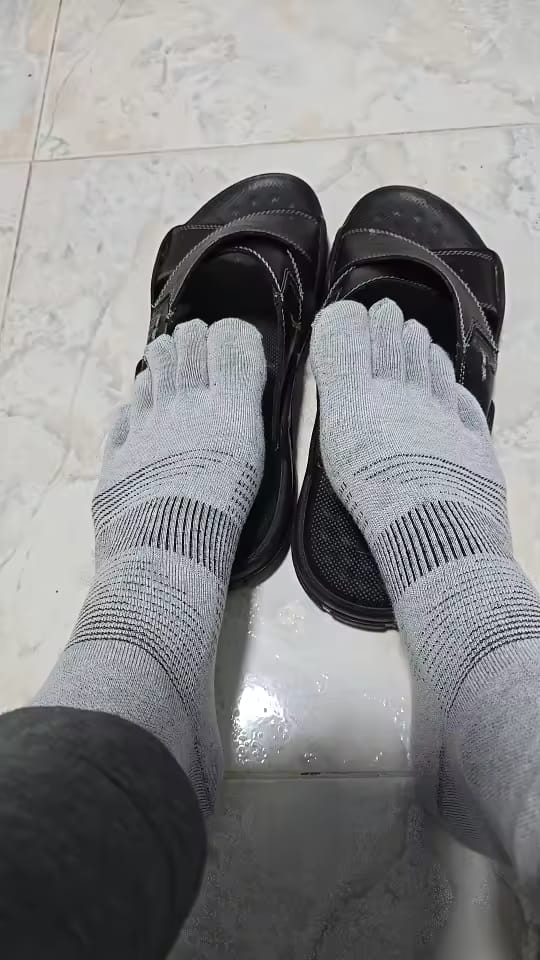 Customer photo review of Fünf-Zehen-Sportsocken – Schnelltrocknend für Laufen & Radfahren
