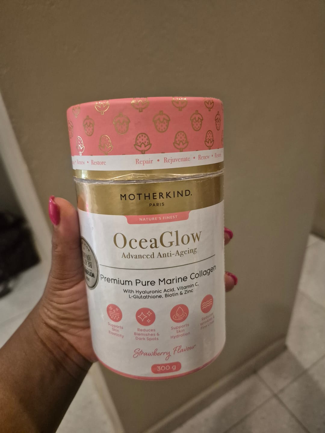 Customer photo review of OceaGlow Marine Collagen - Starter kit