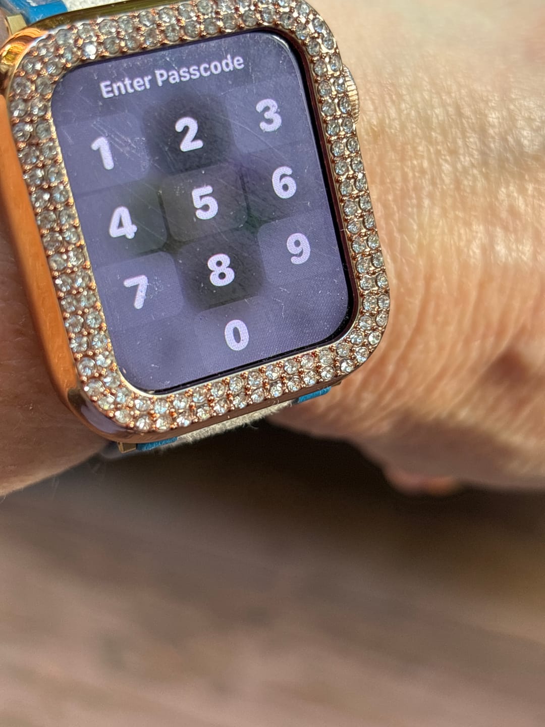 Customer photo review of Crystal Covers for Apple Watch