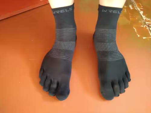 Customer photo review of Fünf-Zehen-Sportsocken – Schnelltrocknend für Laufen & Radfahren