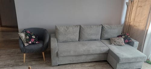 Customer photo review of Narożnik NEO BP sztruks