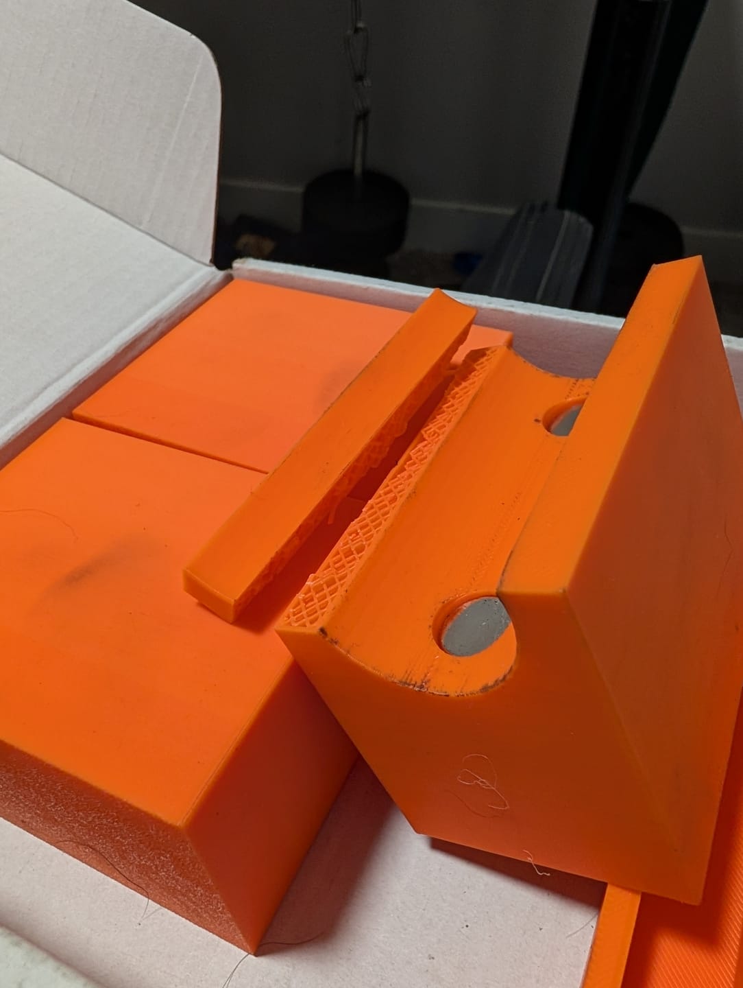 Customer photo review of (4) Universal Lift block adapters