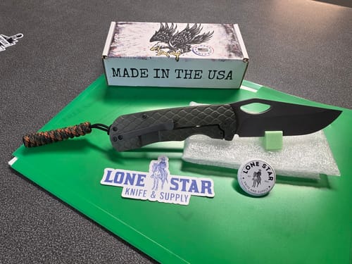 Customer photo review of McNees Dixon 3.75″ Knife – Dragonscale Green/Bronze Titanium, MagnaCut Atomic Stonewash, Frame Lock – Made in USA (2532)