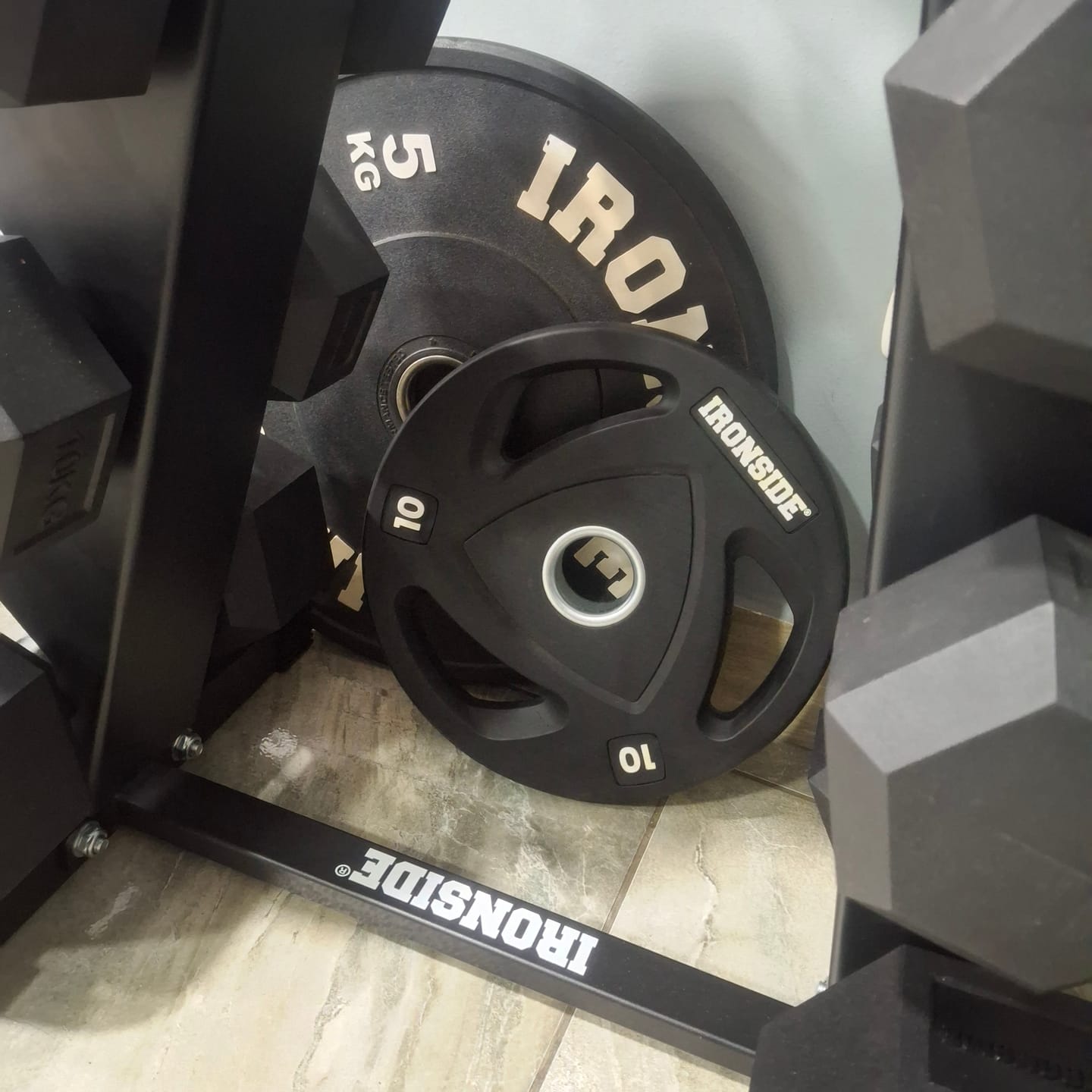 Customer photo review of Disco Olimpico de 3 Agarres (2,5 a 25 kg) IRONSIDE